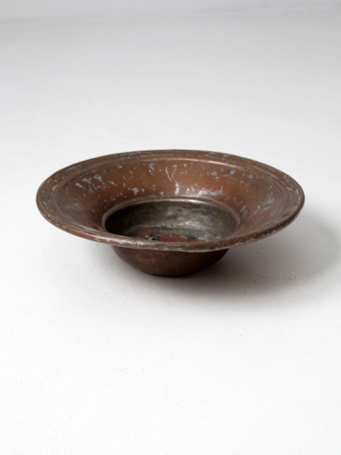 antique copper bowl