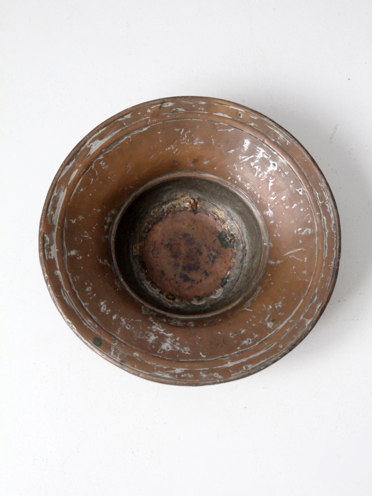 antique copper bowl