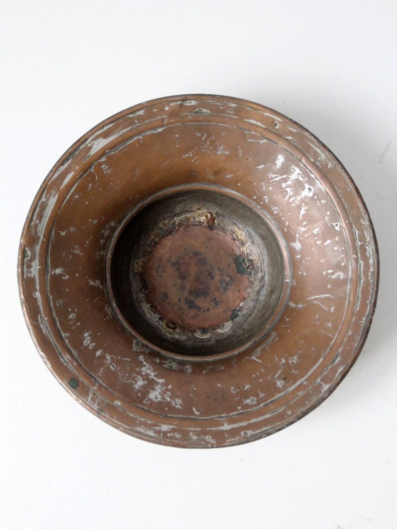 antique copper bowl