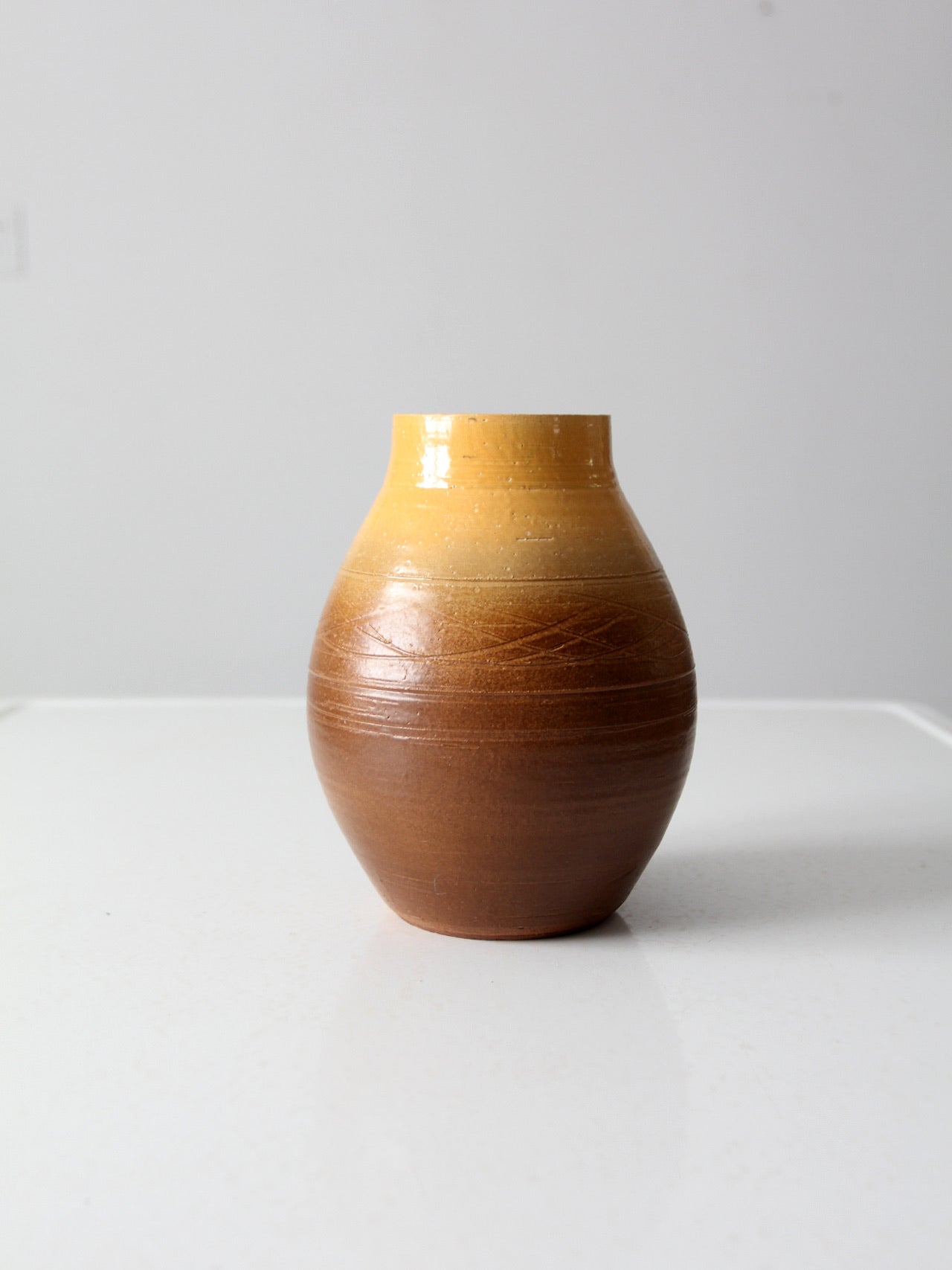 vintage studio pottery vase