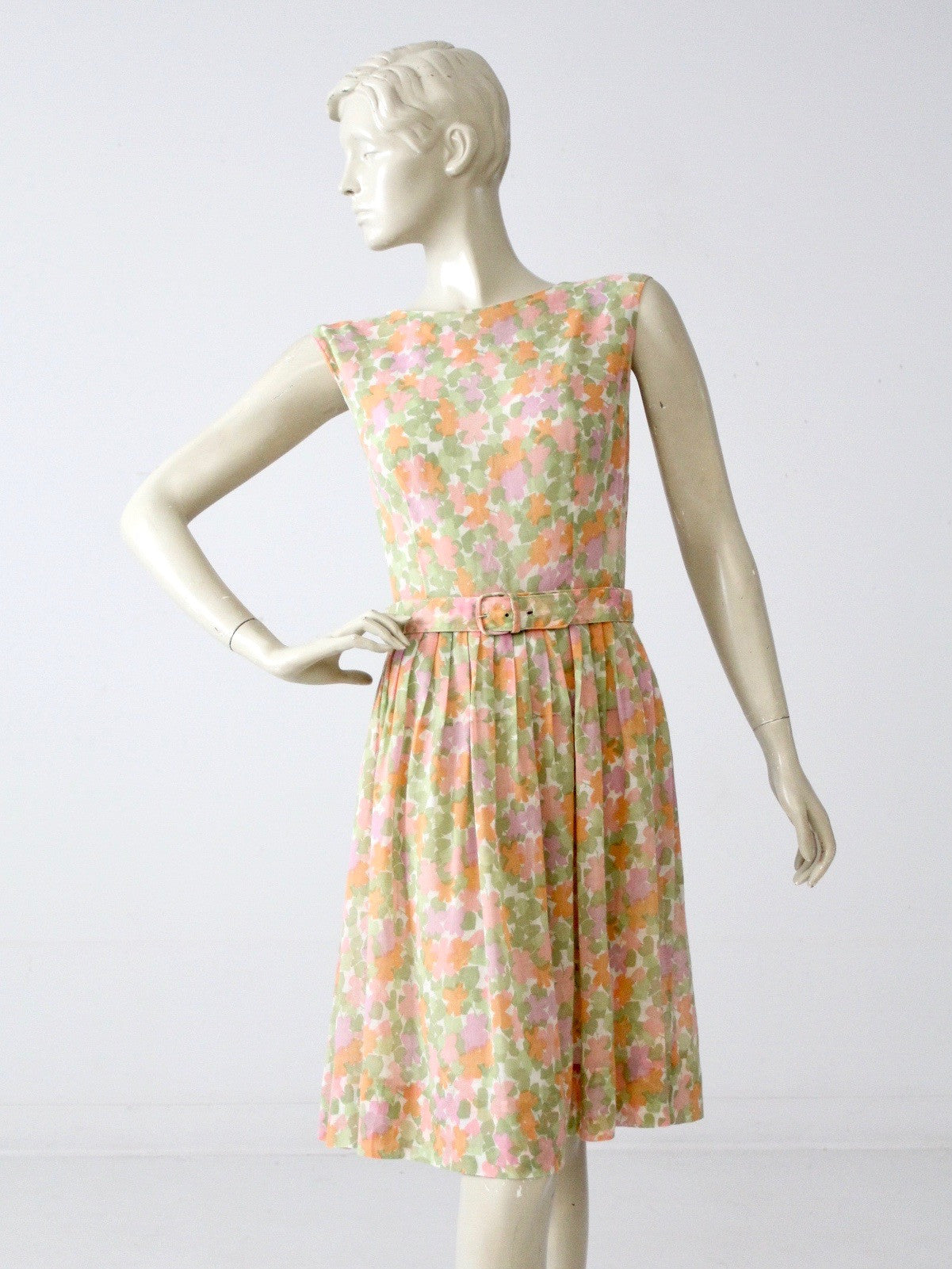 vintage 60s floral dress