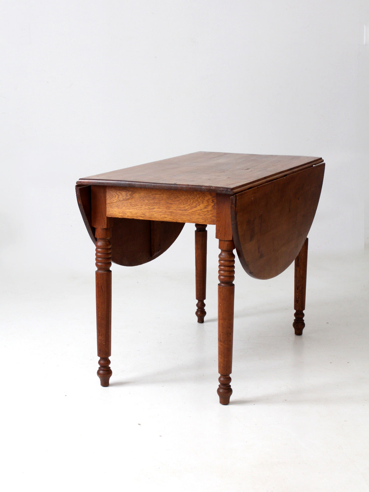 antique wood drop leaf table