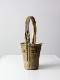 vintage Frank Polizzi pottery vase