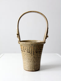 vintage Frank Polizzi pottery vase