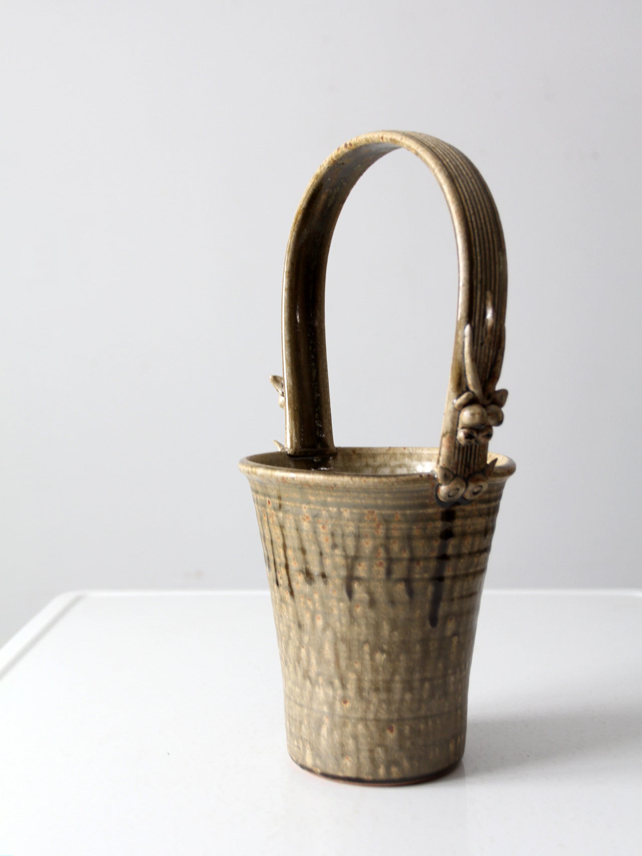 vintage Frank Polizzi pottery vase