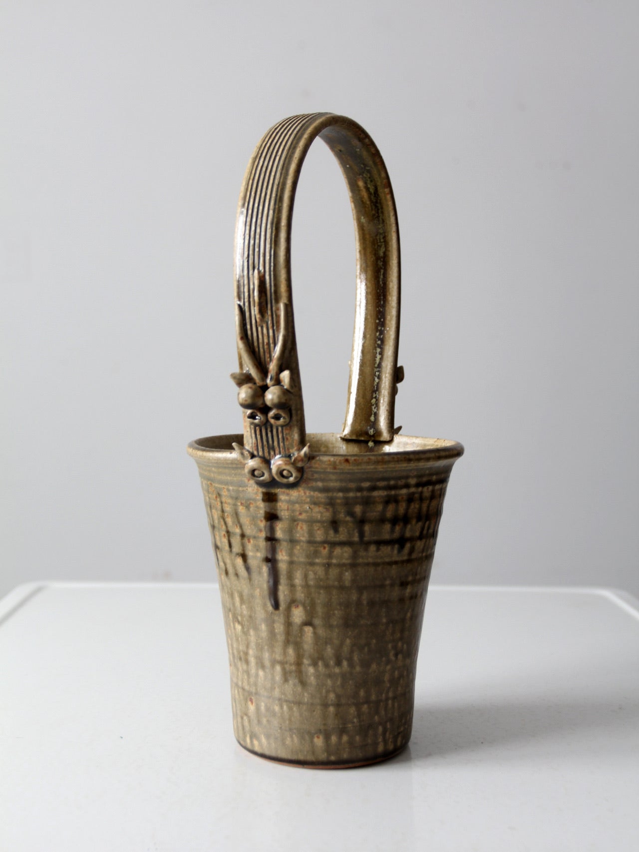 vintage Frank Polizzi pottery vase