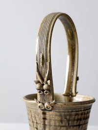 vintage Frank Polizzi pottery vase