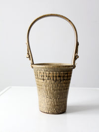 vintage Frank Polizzi pottery vase