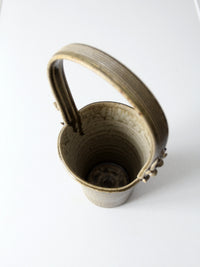 vintage Frank Polizzi pottery vase