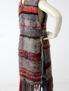 vintage hand knit tunic dress