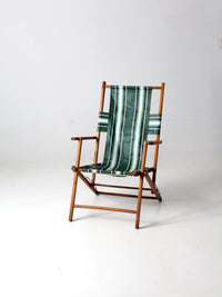 mid-century deck chair