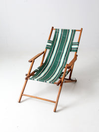 mid-century deck chair