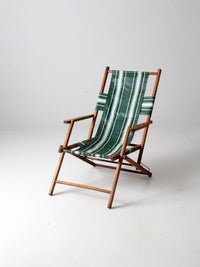 mid-century deck chair