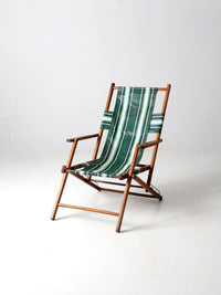 mid-century deck chair