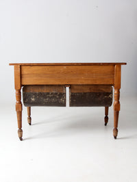 antique baker's table
