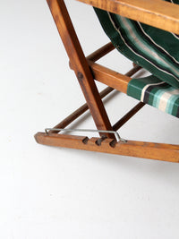 mid-century deck chair
