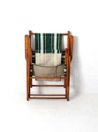 mid-century deck chair