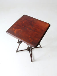 antique Victorian occasional table