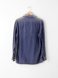 vintage 70s hippie denim shirt