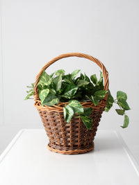 vintage wicker basket