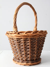 vintage wicker basket