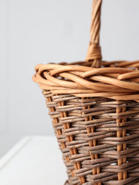 vintage wicker basket