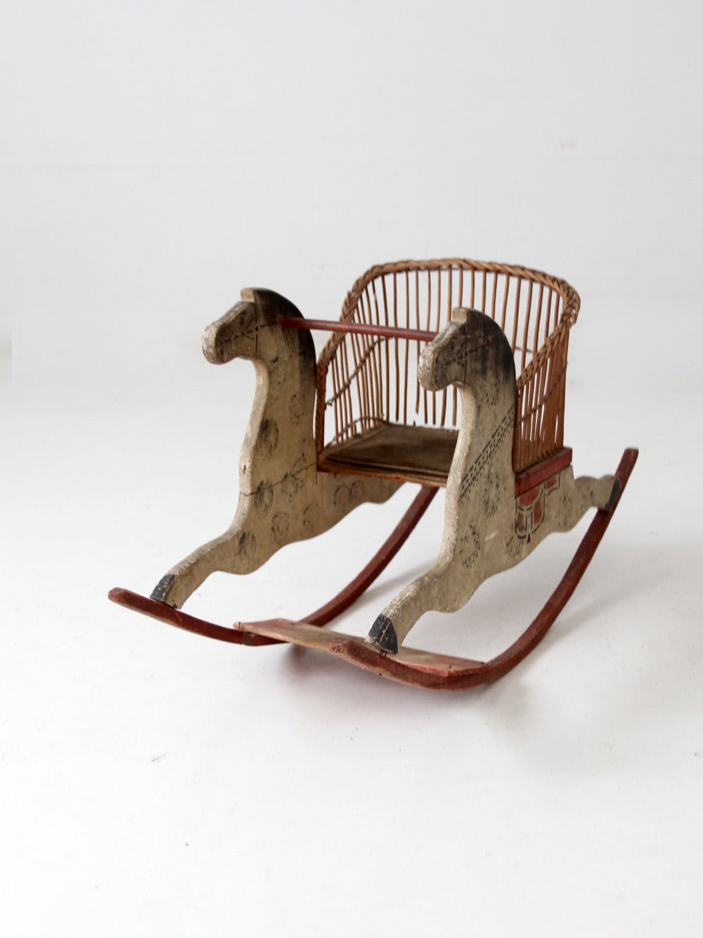 antique rocking horse chair