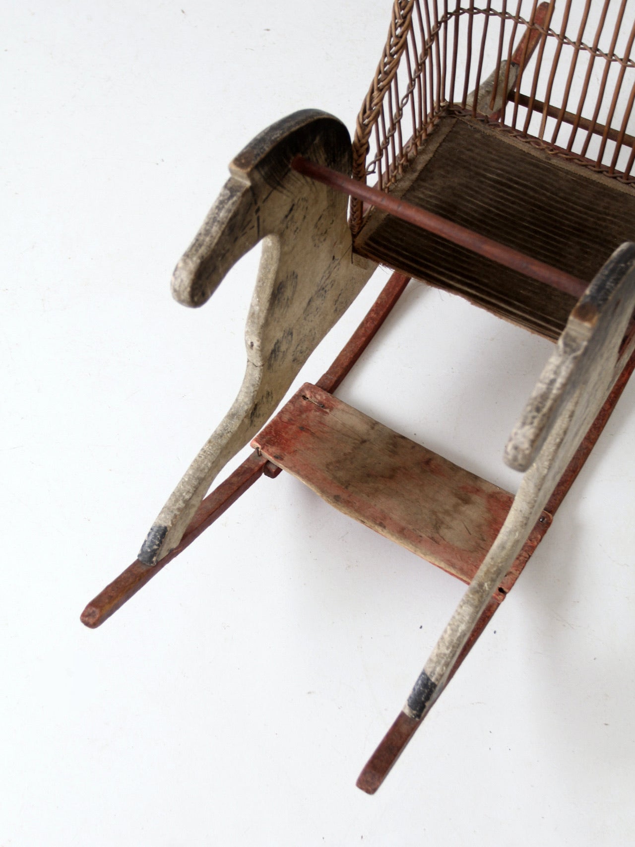 antique rocking horse chair