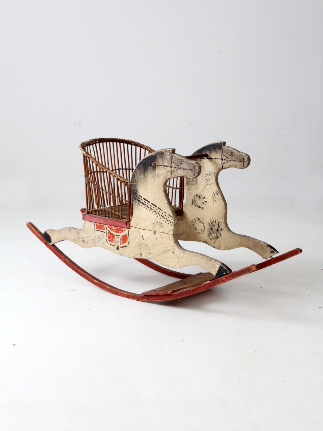 antique rocking horse chair