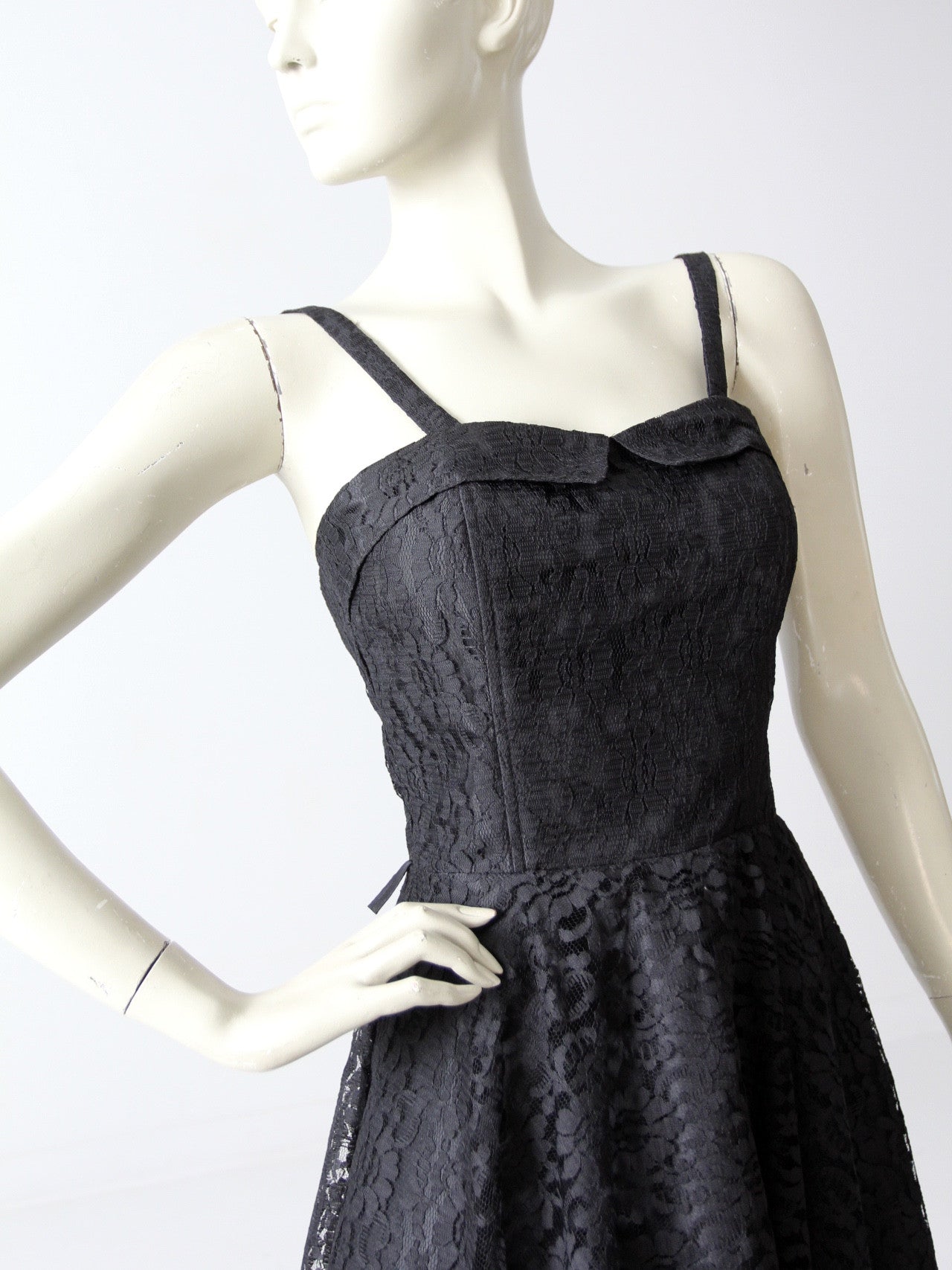 vintage 80s little black dress