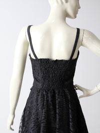 vintage 80s little black dress