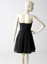 vintage 80s little black dress
