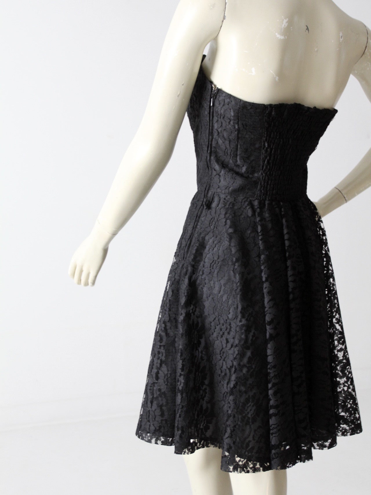 vintage 80s little black dress