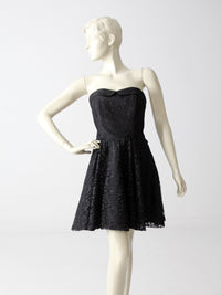 vintage 80s little black dress