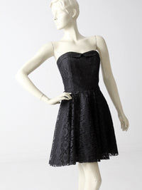 vintage 80s little black dress