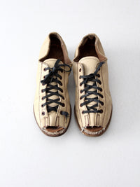 vintage Hyde bowling shoes with custom open toes