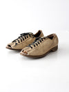 vintage Hyde bowling shoes with custom open toes