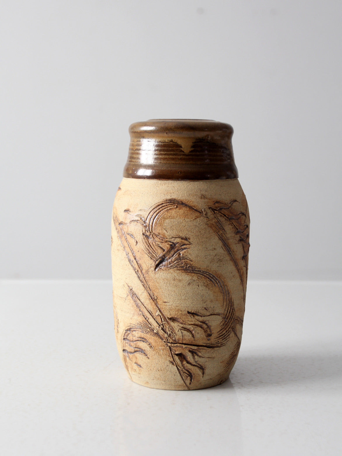 vintage Rinquist studio pottery vase