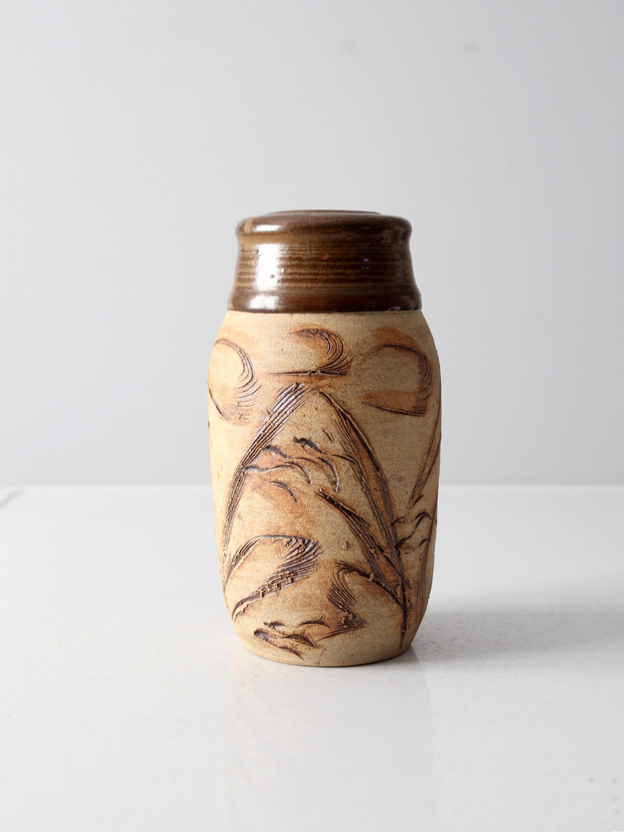 vintage Rinquist studio pottery vase