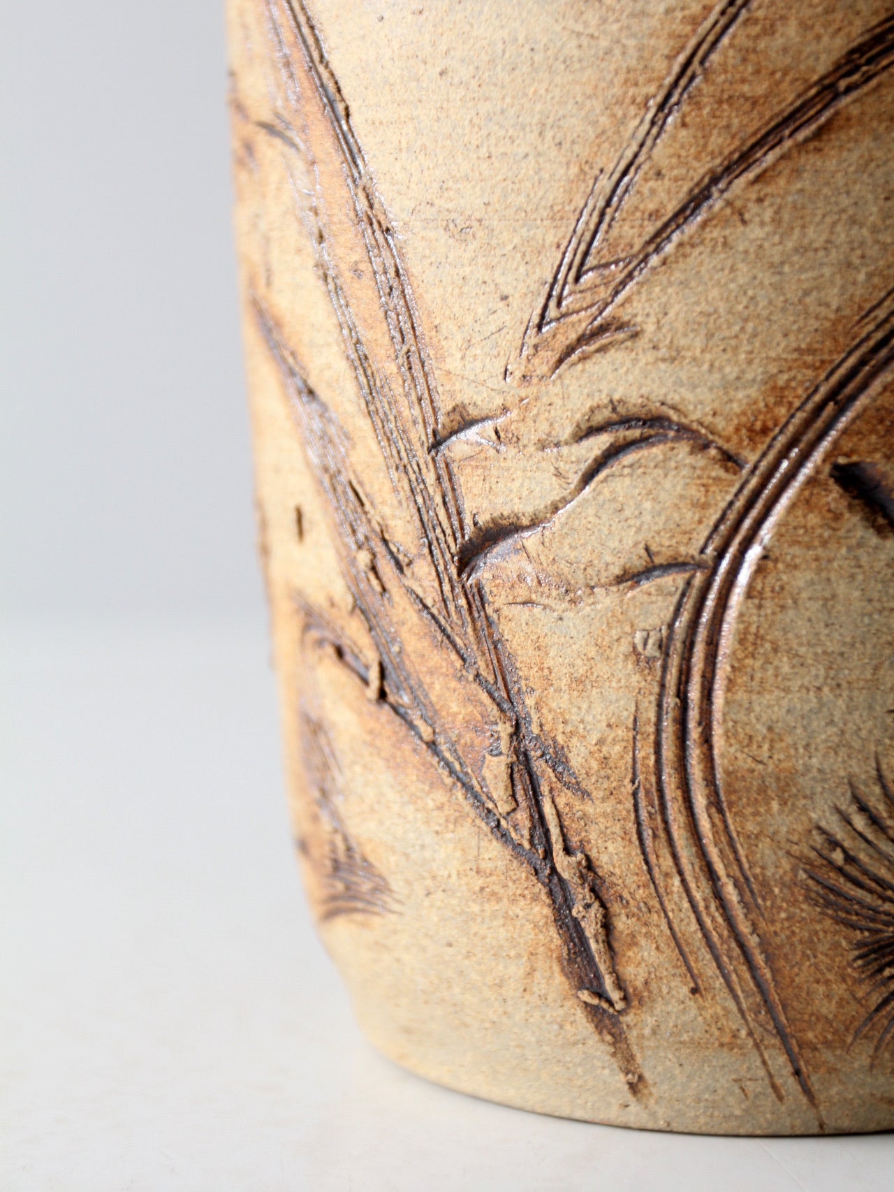 vintage Rinquist studio pottery vase