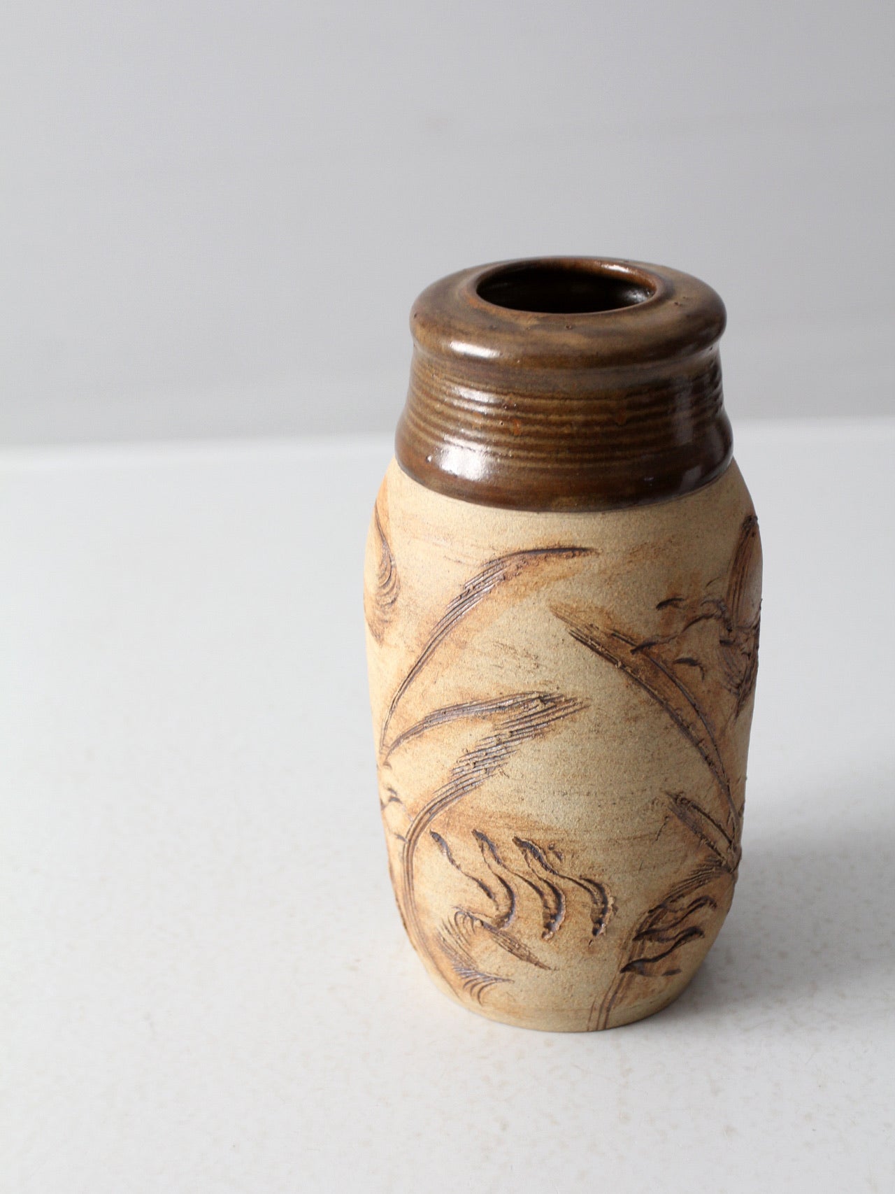 vintage Rinquist studio pottery vase