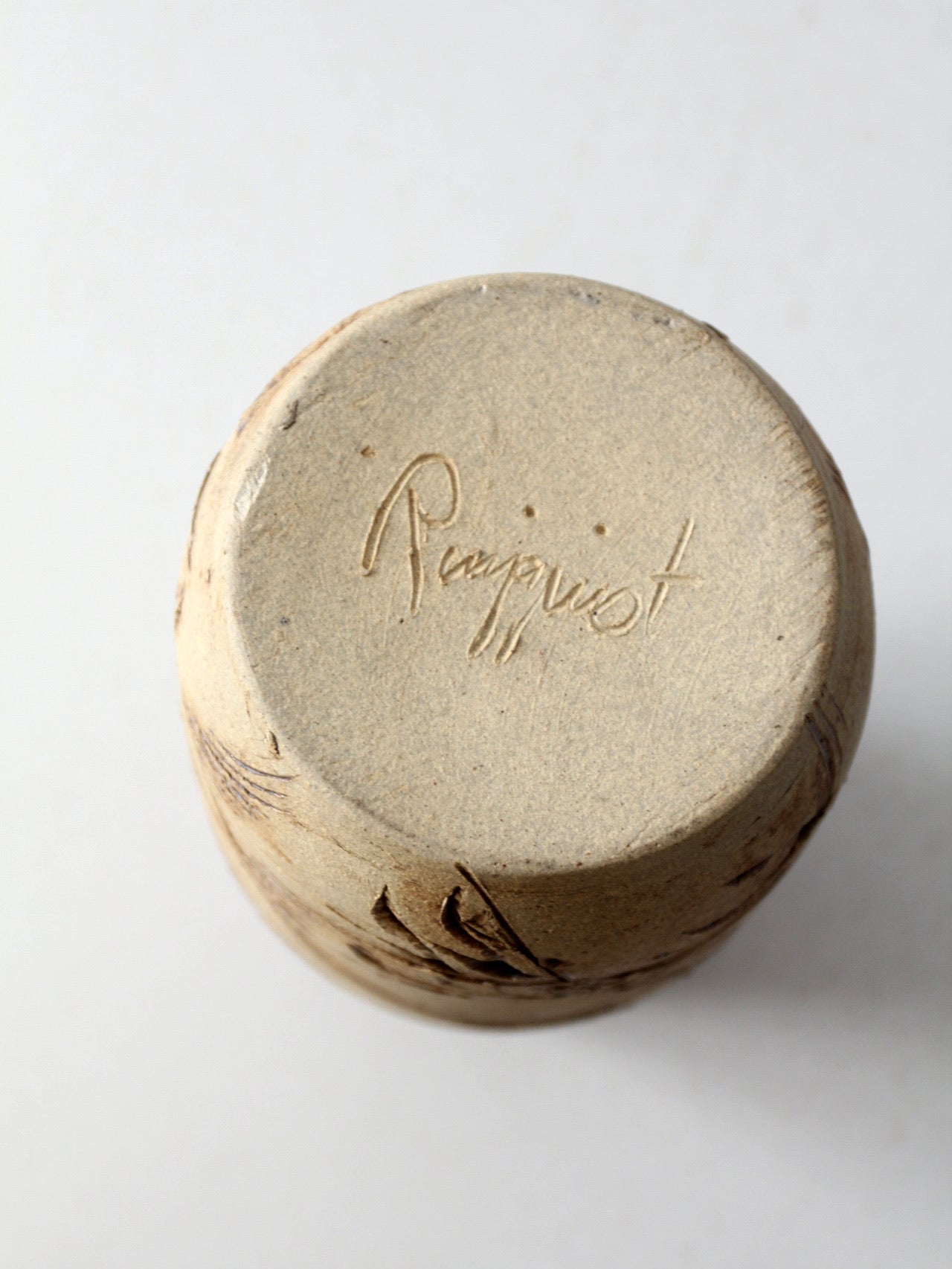 vintage Rinquist studio pottery vase