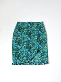 vintage 80s abstract print skirt
