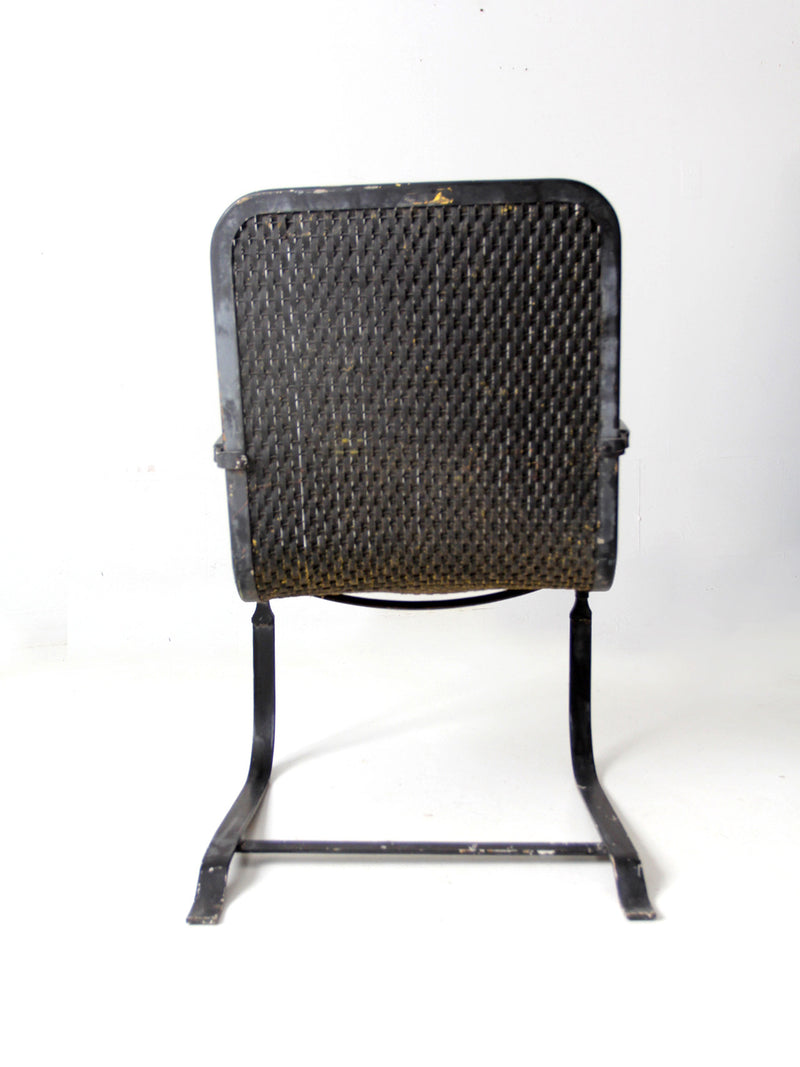 mid century cantilever patio chair