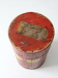 antique wooden foundry pedestal block