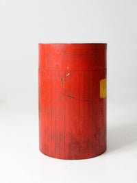 antique wooden foundry pedestal block