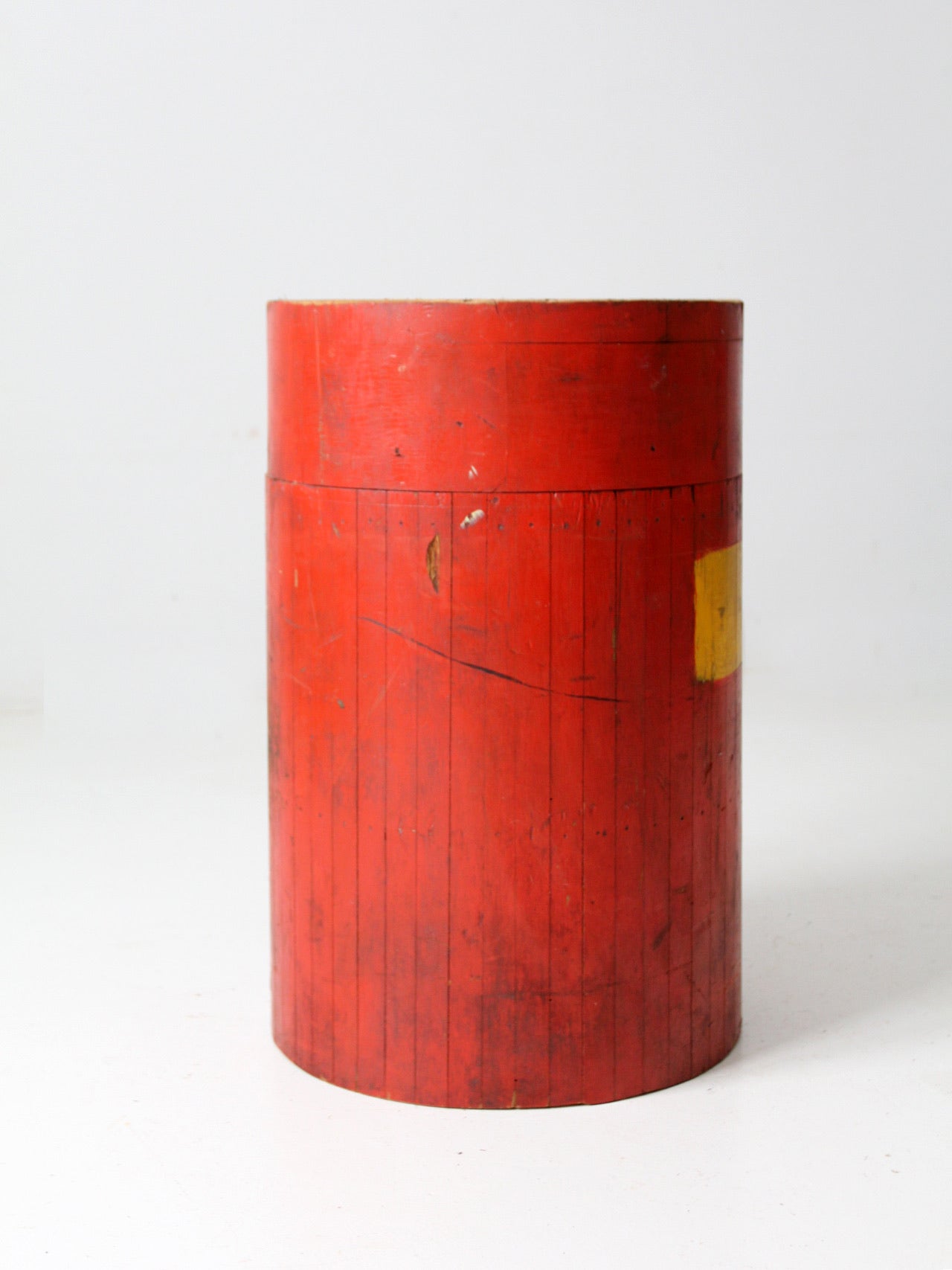 antique wooden foundry pedestal block