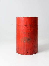 antique wooden foundry pedestal block