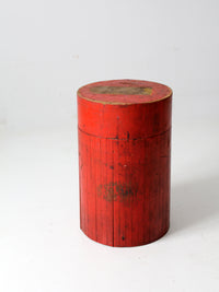 antique wooden foundry pedestal block