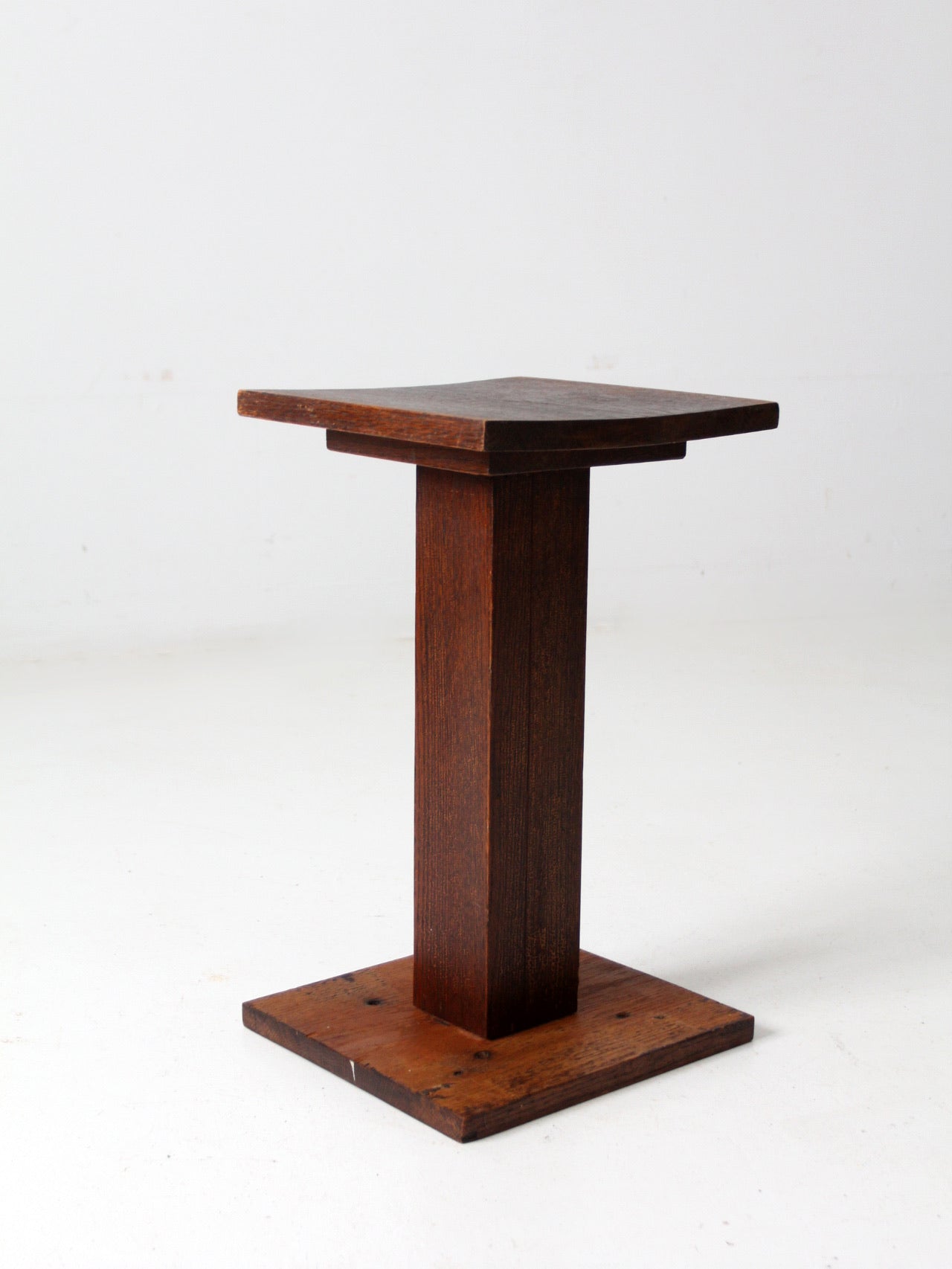 antique mission style plant stand end table